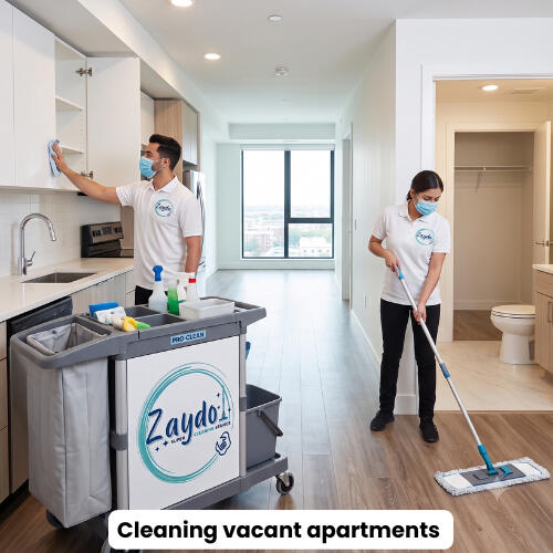 Cleeaning of vacant apartments.