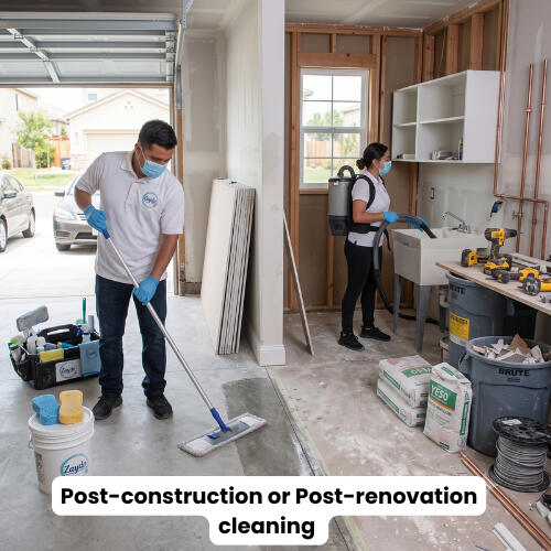 Post-construction or post-renovation cleaning Post-construction or post-renovation cleaning