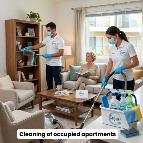 Cleaning of occupied apartments Cleaning of occupied apartments